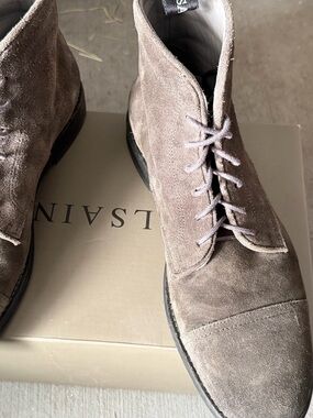 AllSaints Suede Chukka Taupe Brown Cap Toe Excellent Condition Size 9 (42 Eu)